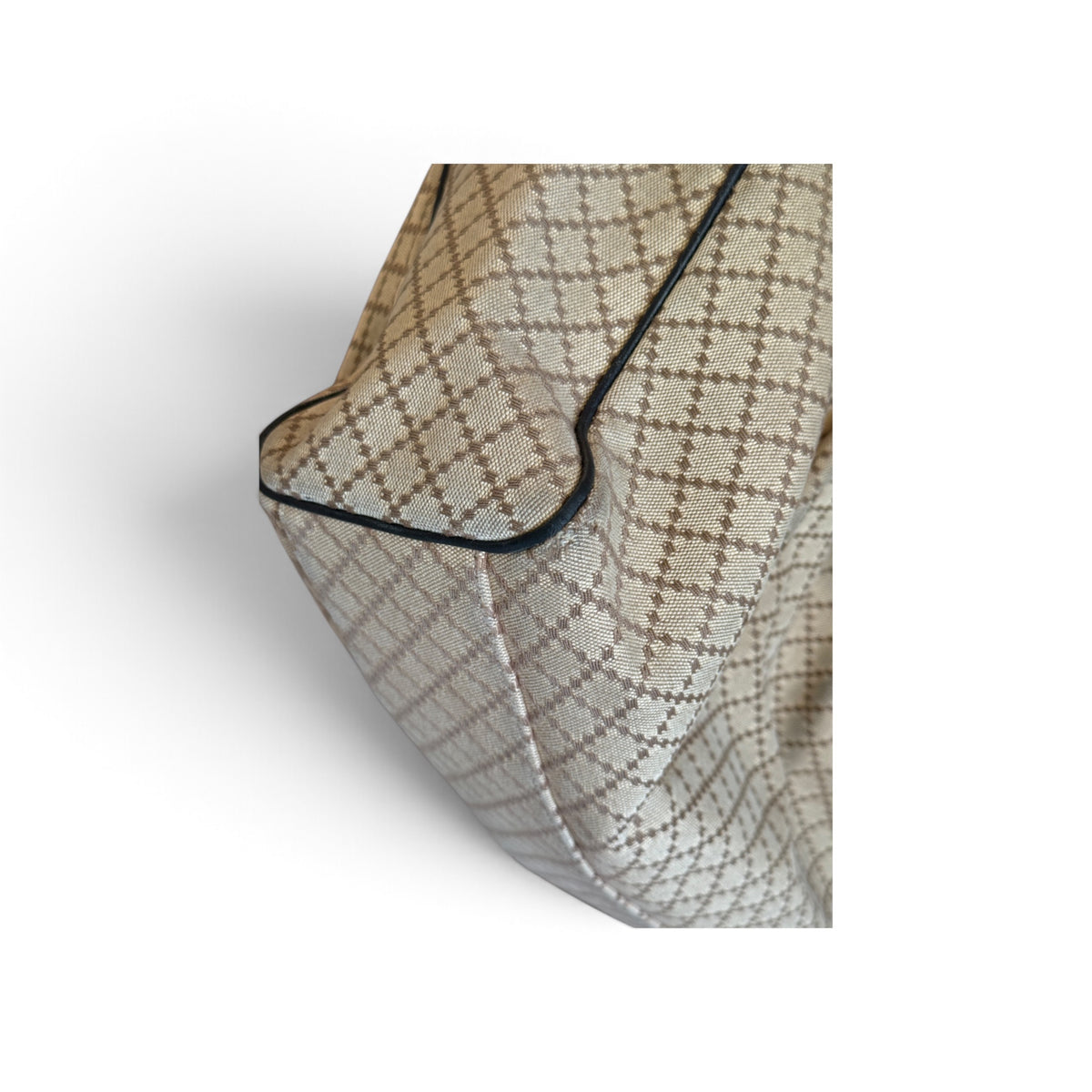 Gucci Sukey Toile, Cuir Beige — vue 11