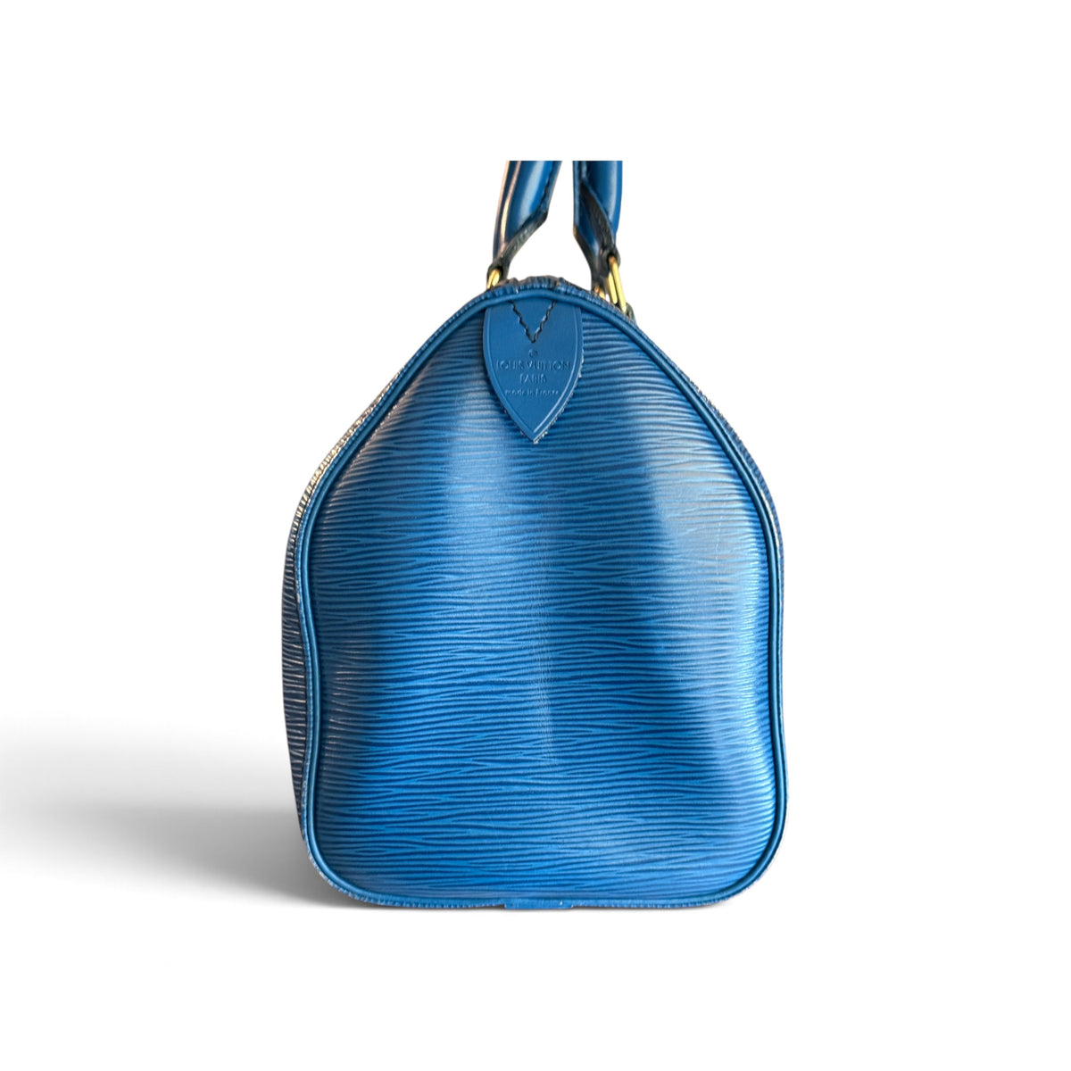 Louis Vuitton Speedy 25 Épi Bleu — vue 4