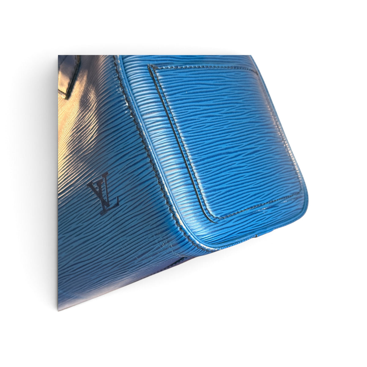 Louis Vuitton Speedy 25 Épi Bleu — vue 8