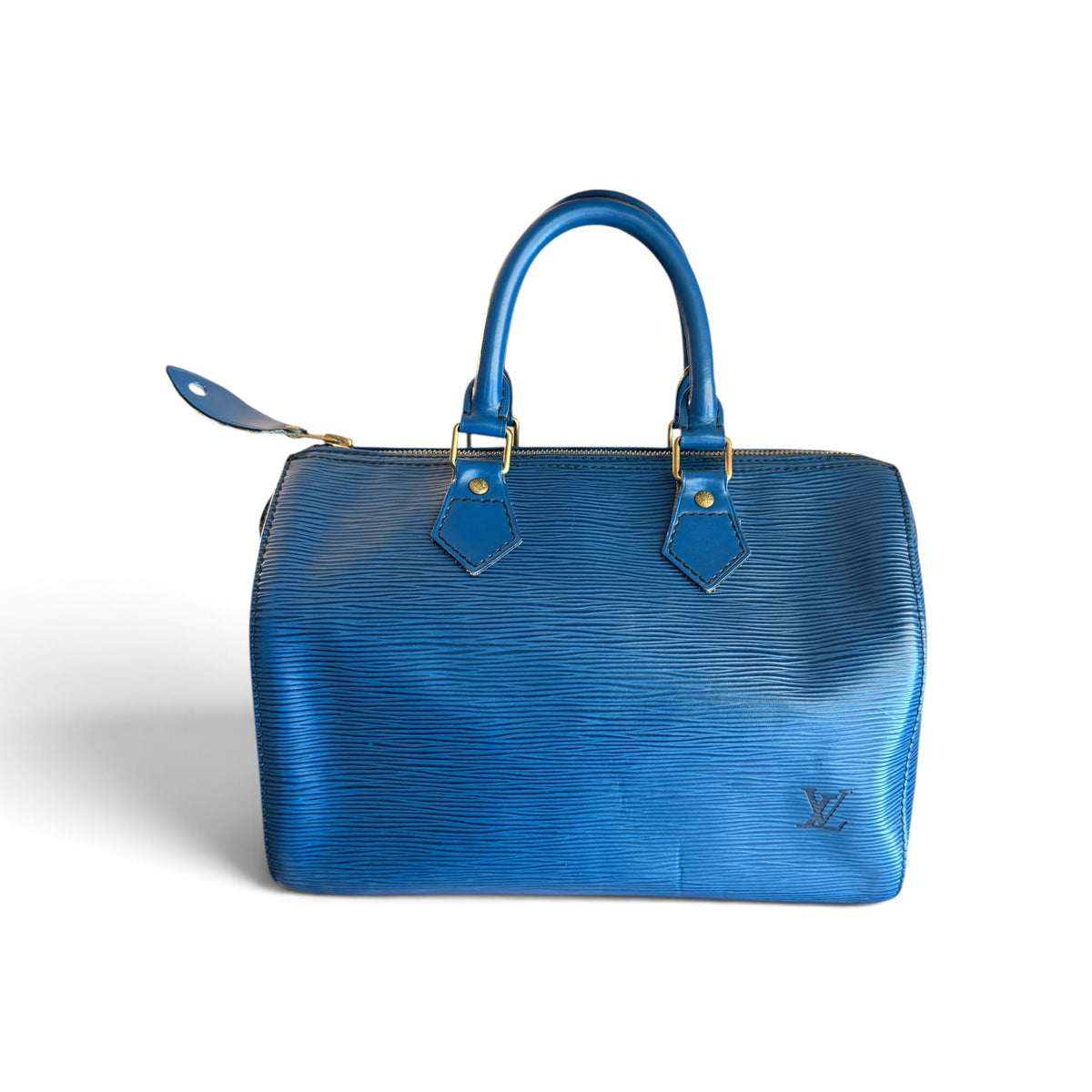 Louis Vuitton Speedy 25 Épi Bleu — vue 3