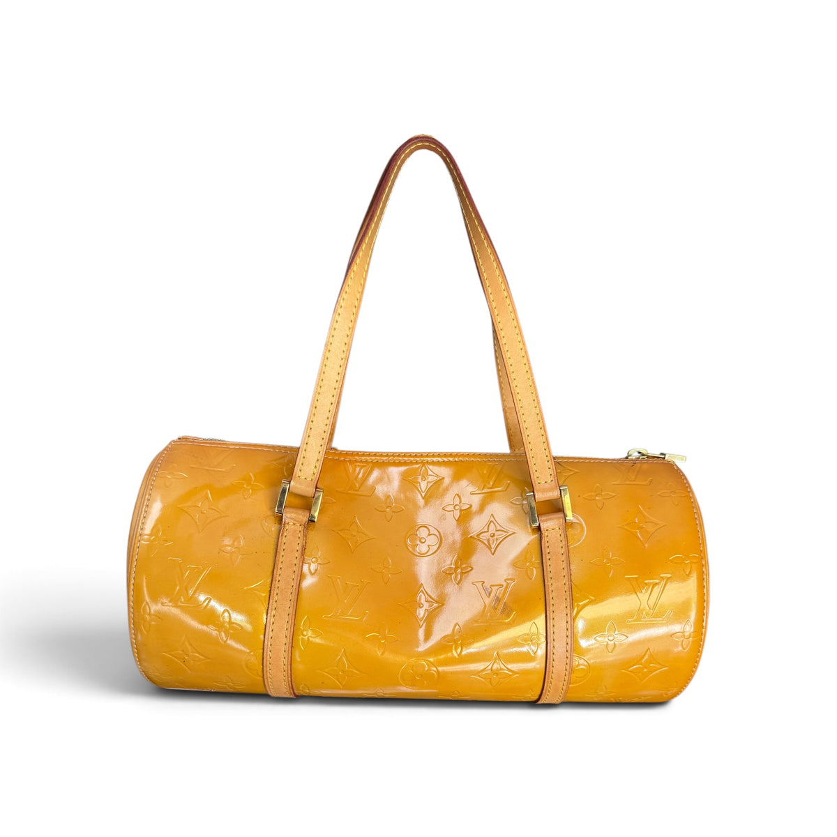 Louis Vuitton Papillon 30 Toile Monogram Vernis Jaune — vue 3