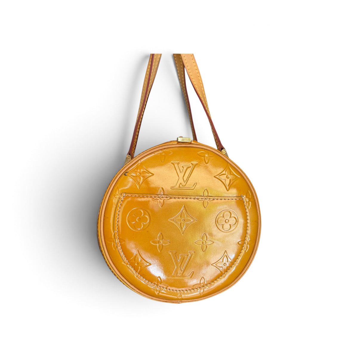 Louis Vuitton Papillon 30 Toile Monogram Vernis Jaune — vue 4