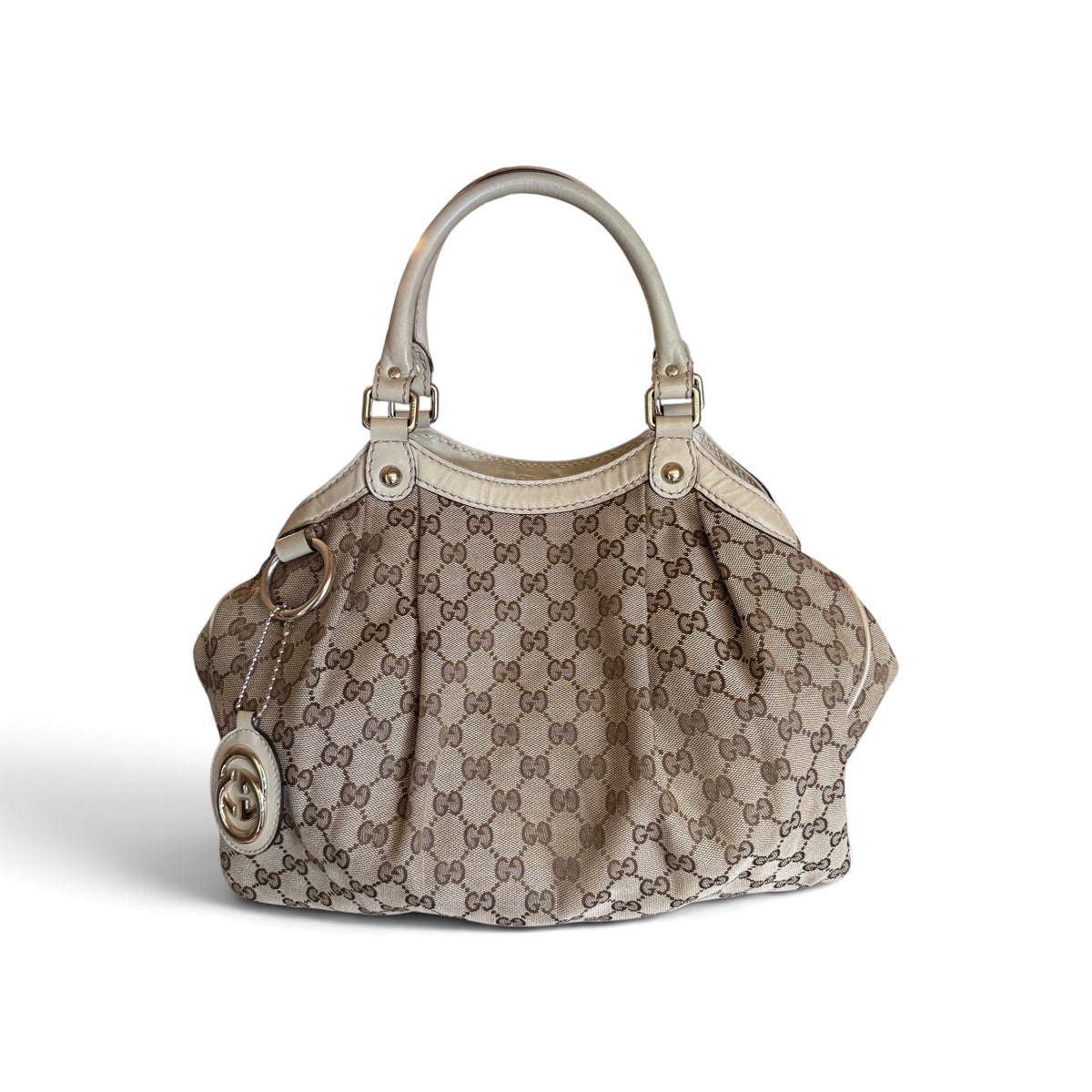 Gucci Sukey Toile GG Beige — vue 1