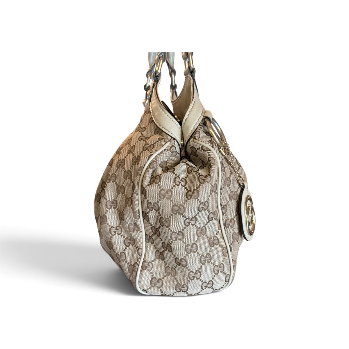 Gucci Sukey Toile GG Beige — vue 4