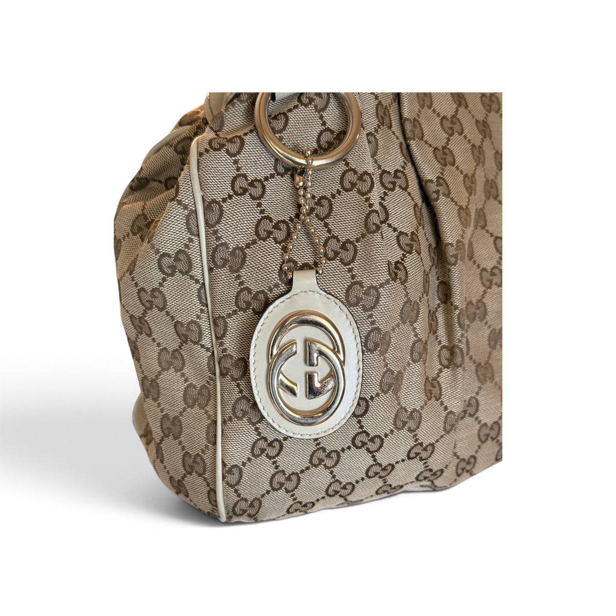 Gucci Sukey Toile GG Beige — vue 10