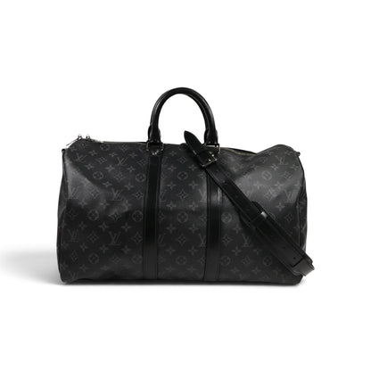 Louis Vuitton Keepall 45 Bandoulière Monogram Noir — vue 1