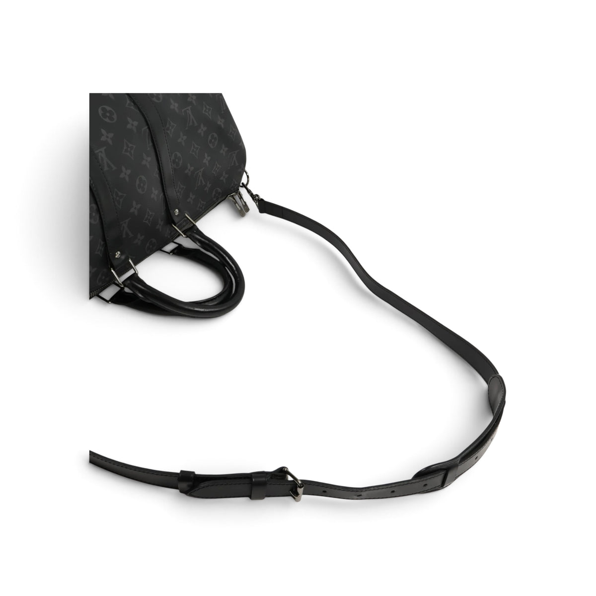 Louis Vuitton Keepall 45 Bandoulière Monogram Noir — vue 9