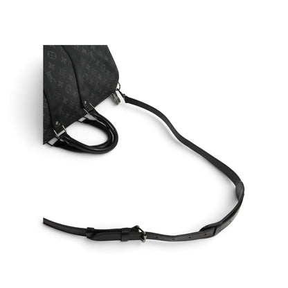 Louis Vuitton Keepall 45 Bandoulière Monogram Noir — vue 9