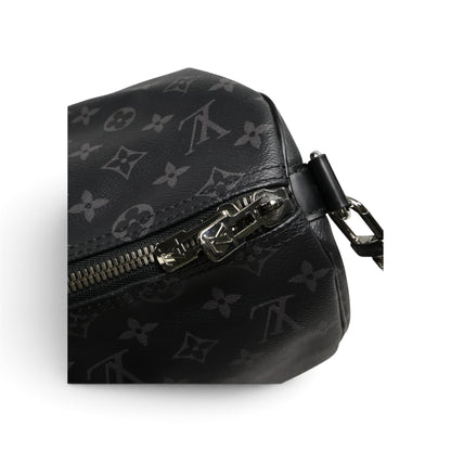 Louis Vuitton Keepall 45 Bandoulière Monogram Noir — vue 10