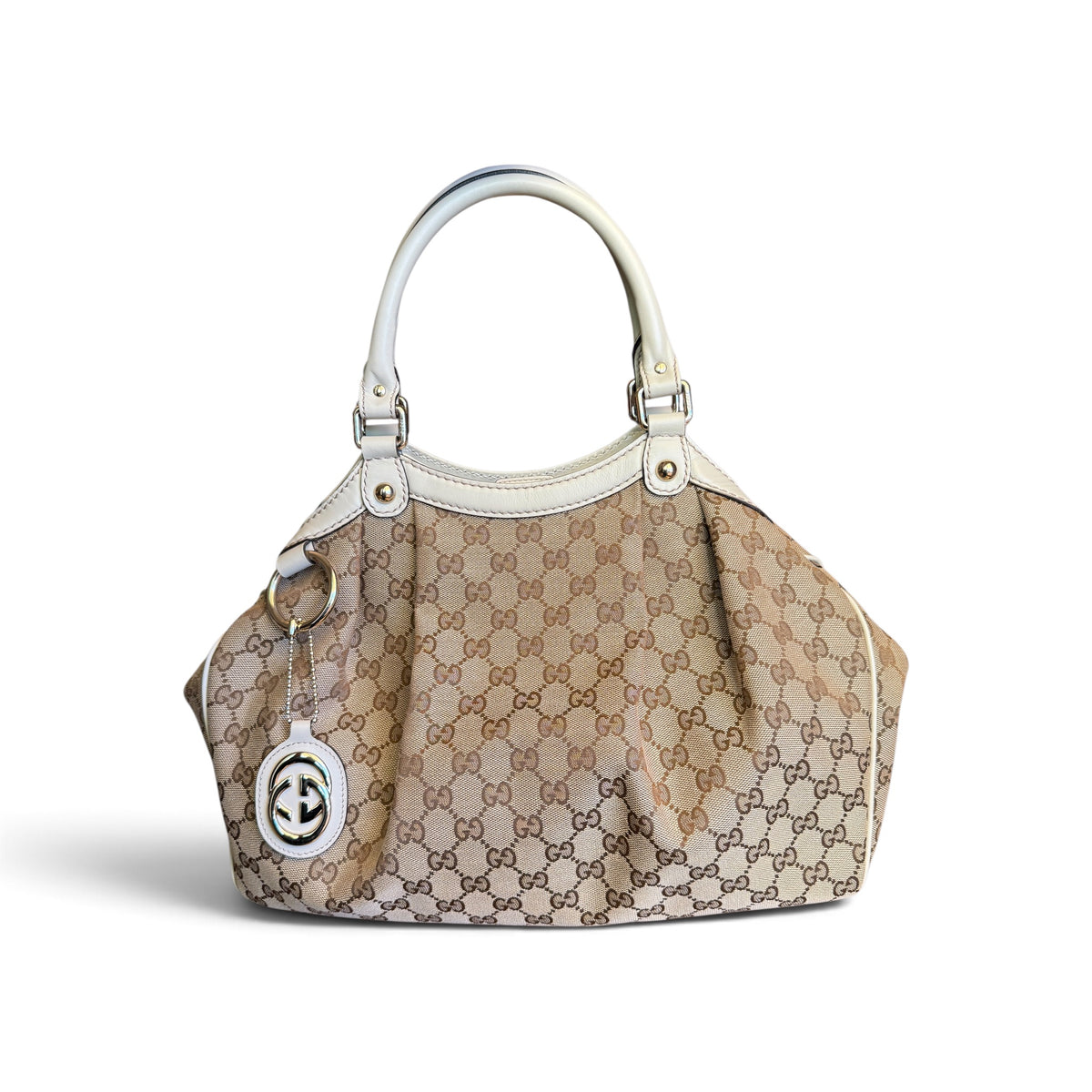 Gucci Sukey Toile GG Beige — vue 2