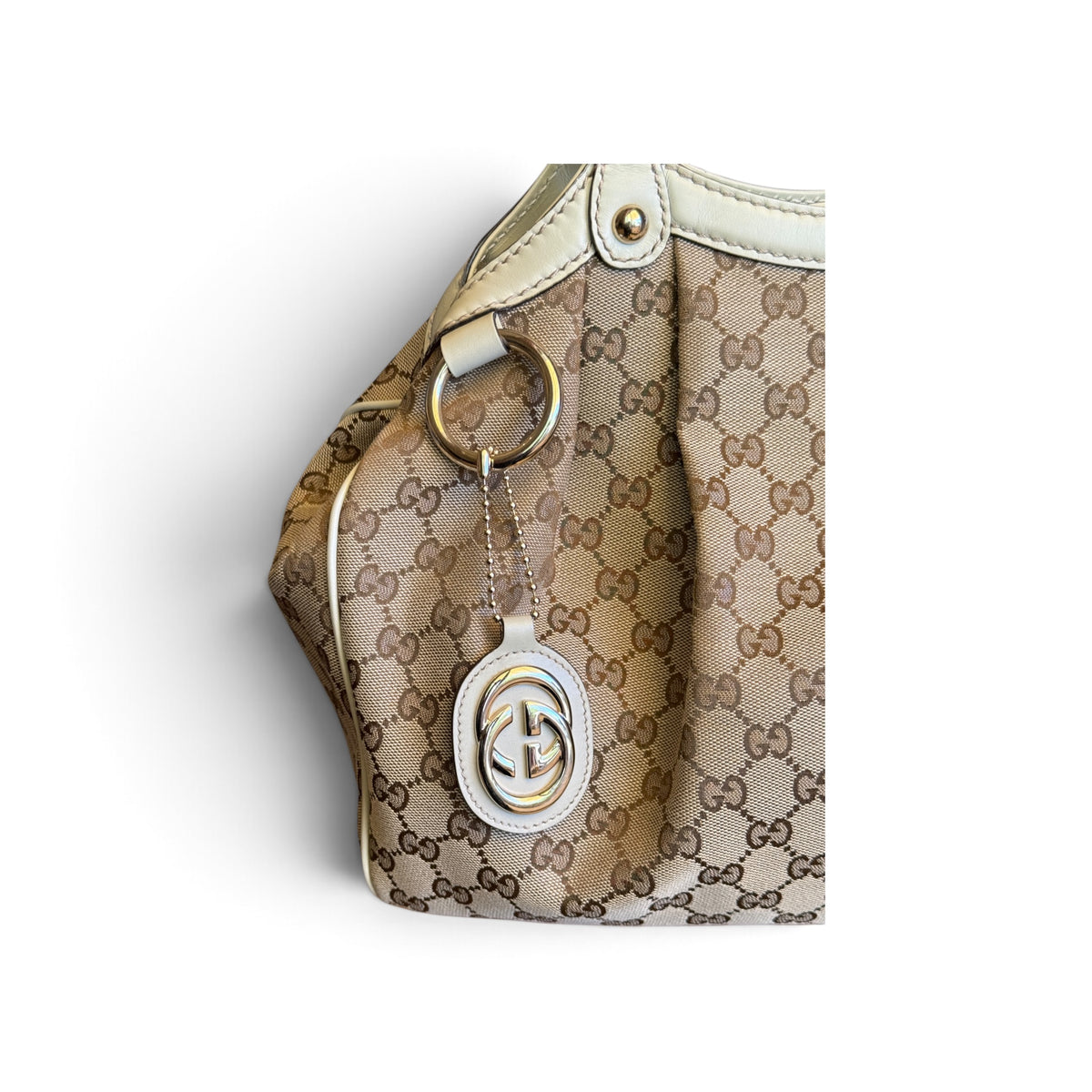 Gucci Sukey Toile GG Beige — vue 6