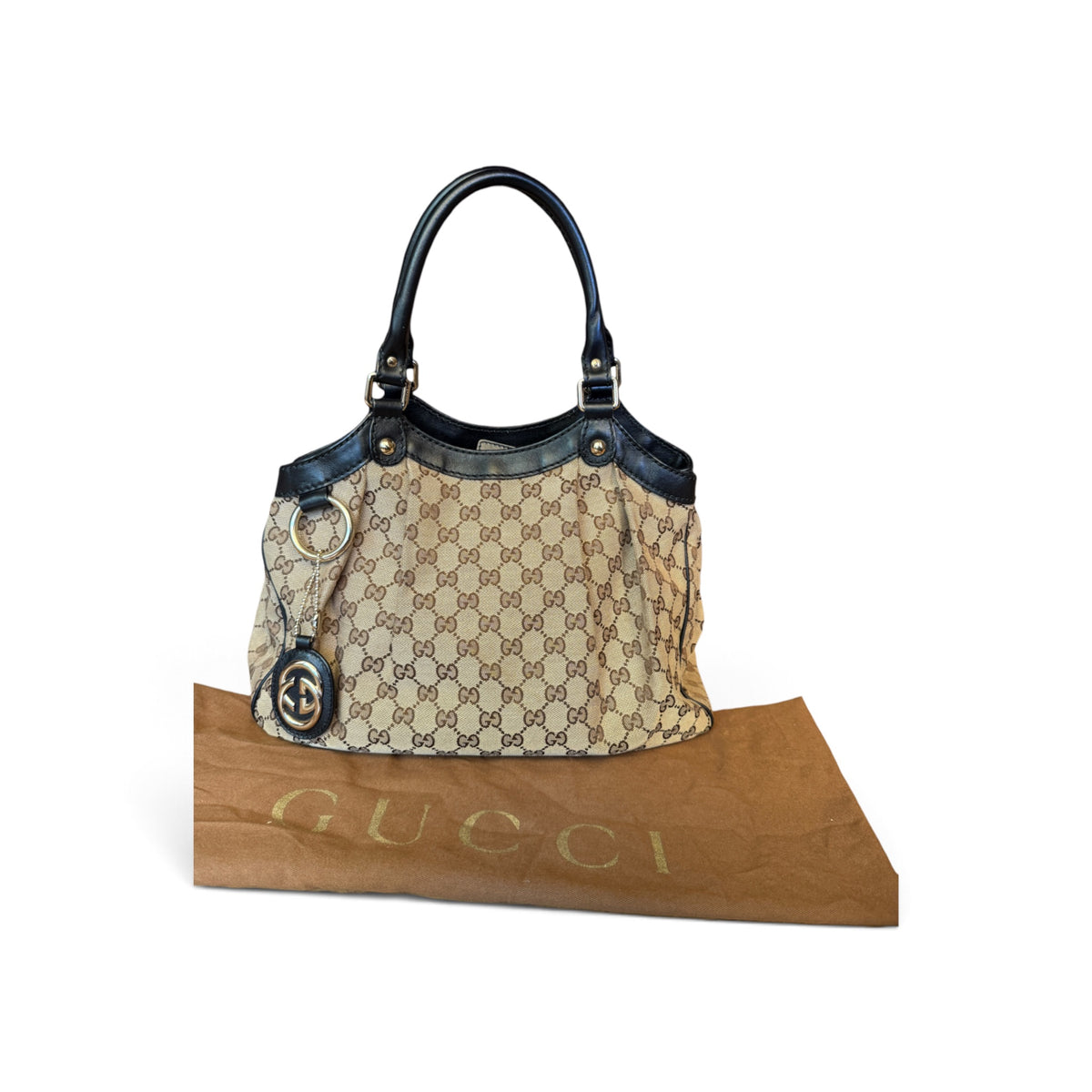 Gucci Sukey Toile GG Marron — vue 1