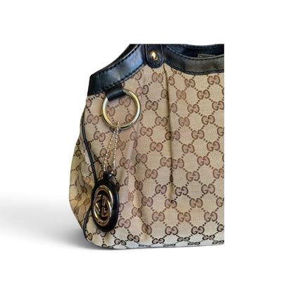 Gucci Sukey Toile GG Marron — vue 6