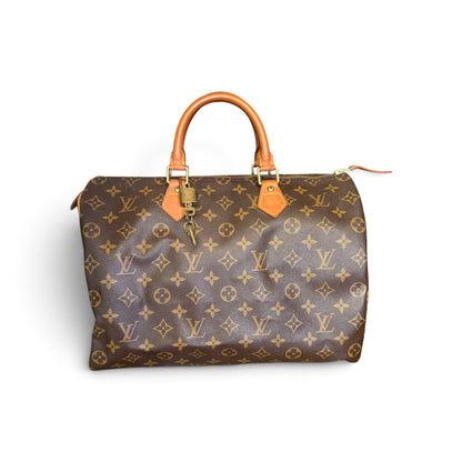 Louis Vuitton Speedy 35 Toile Monogram Marron — vue 1