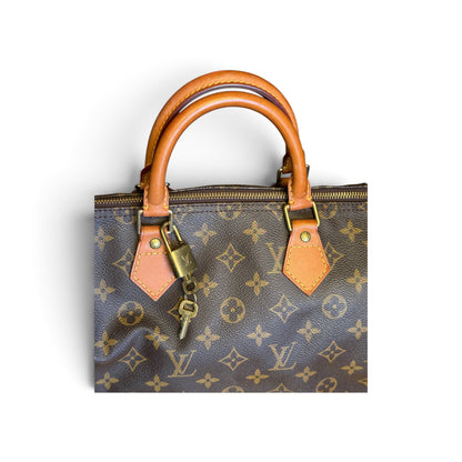 Louis Vuitton Speedy 35 Toile Monogram Marron — vue 8