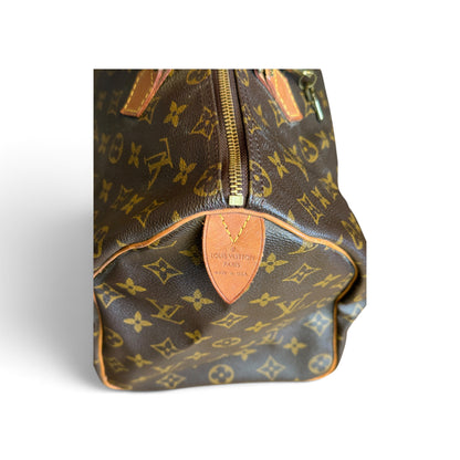 Louis Vuitton Speedy 35 Toile Monogram Marron — vue 9