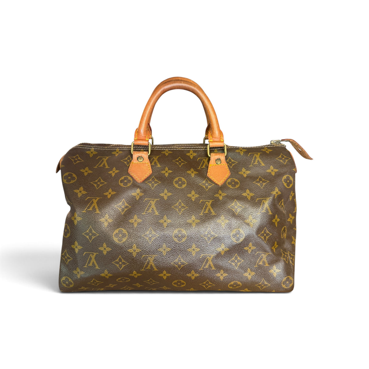 Louis Vuitton Speedy 35 Toile Monogram Marron — vue 3