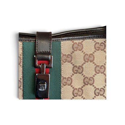 Gucci Jackie Toile GG Beige et Noir — vue 10
