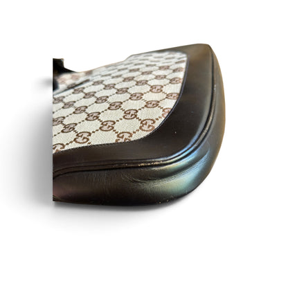 Gucci Jackie Toile GG Beige et Noir — vue 11