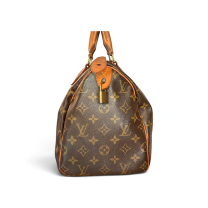 Louis Vuitton Speedy 30 Toile Monogram Marron — vue 2