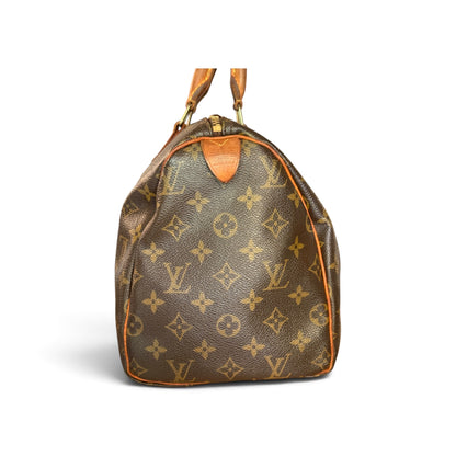 Louis Vuitton Speedy 30 Toile Monogram Marron — vue 4