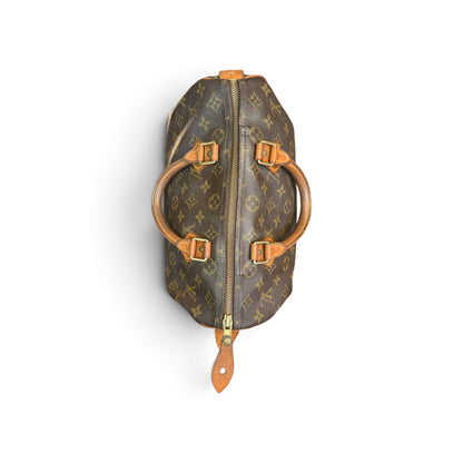 Louis Vuitton Speedy 30 Toile Monogram Marron — vue 6