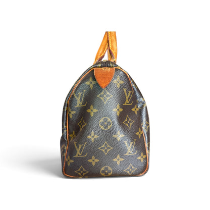 Louis Vuitton Speedy 25 Monogram Marron — vue 4