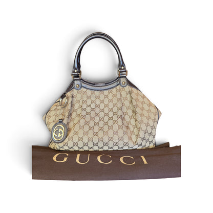 Gucci Sukey Toile GG Beige — vue 1