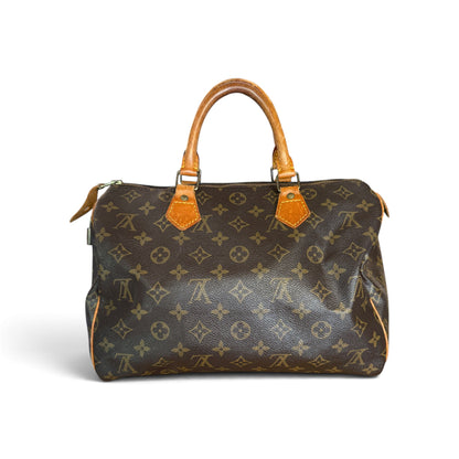 Louis Vuitton Speedy 30 Toile Monogram Marron — vue 3