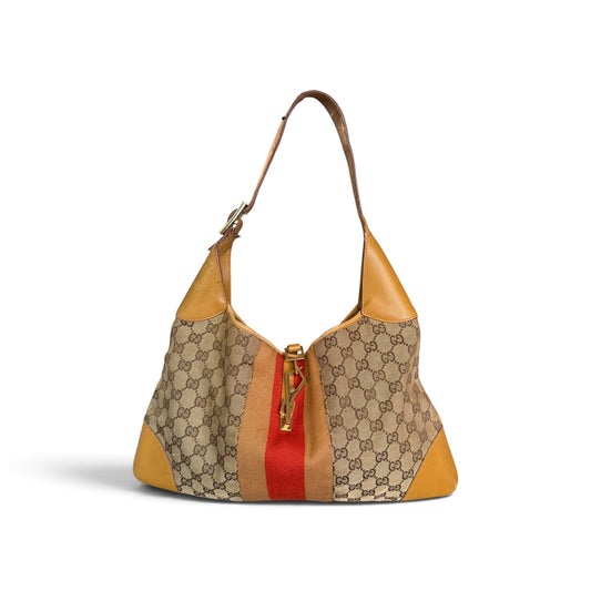 Gucci Jackie Toile GG Beige — vue 1