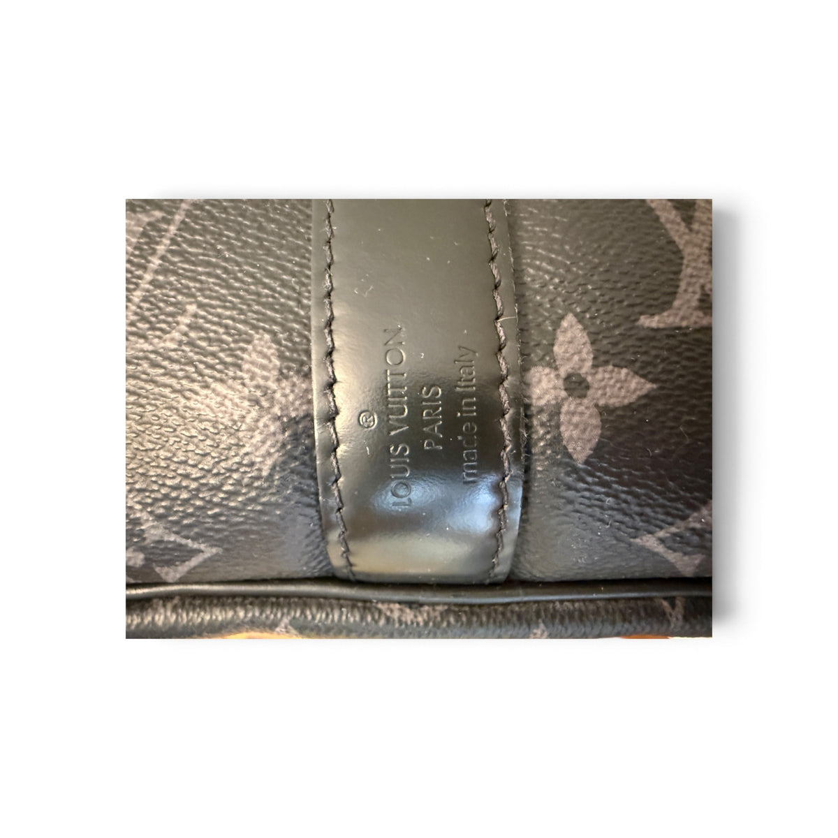 Louis Vuitton Keepall 45 Bandoulière Monogram Eclipse Noir — vue 7