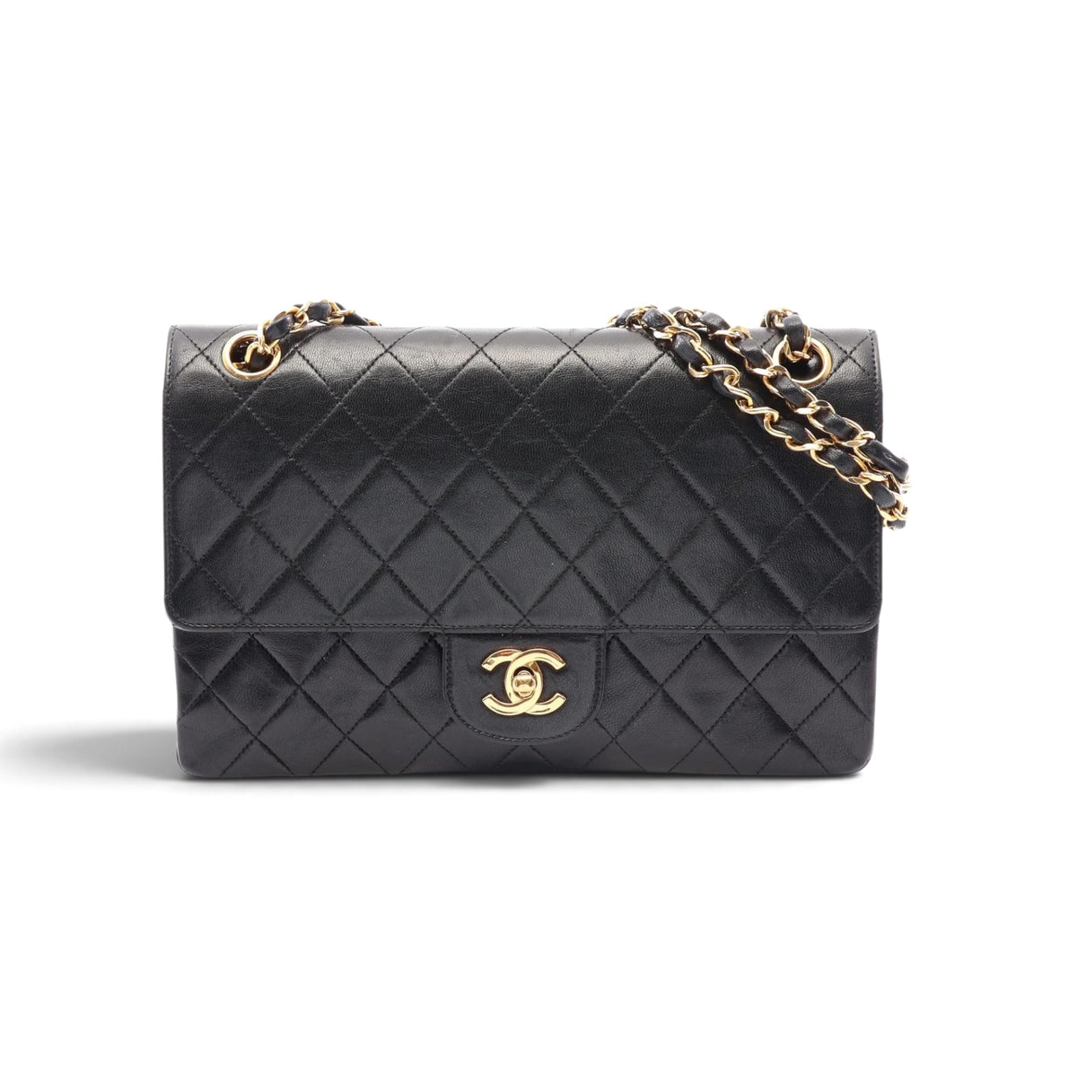 Chanel Timeless Classic Double Flap 25 Cuir d'Agneau Noir — vue 1