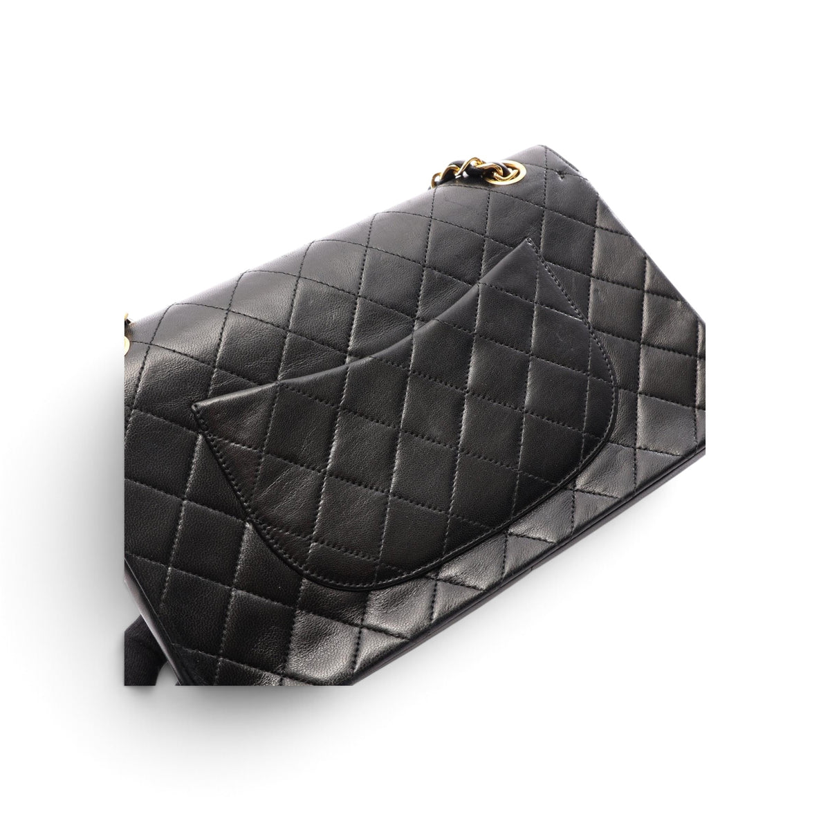 Chanel Timeless Classic Double Flap 25 Cuir d'Agneau Noir — vue 10