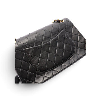 Chanel Timeless Classic Double Flap 25 Cuir d'Agneau Noir — vue 10