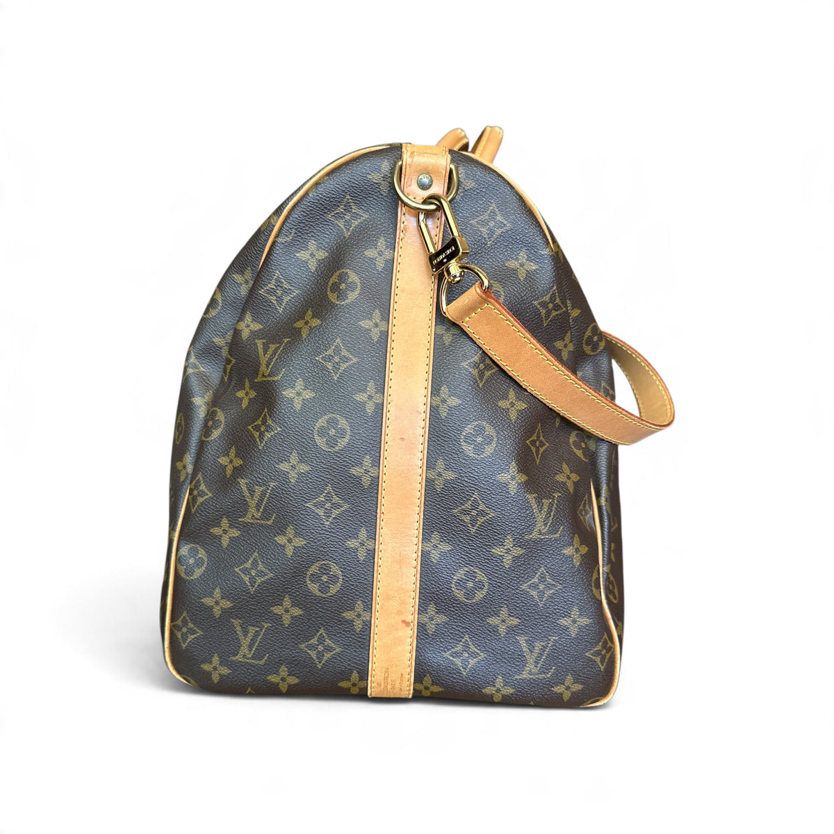 Louis Vuitton Keepall 60 Bandoulière Monogram Marron — vue 4