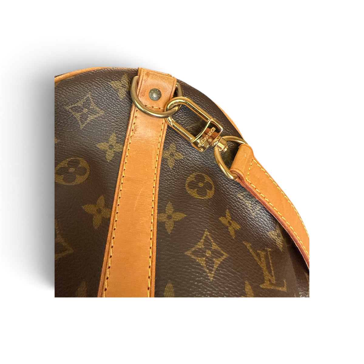 Louis Vuitton Keepall 60 Bandoulière Monogram Marron — vue 7