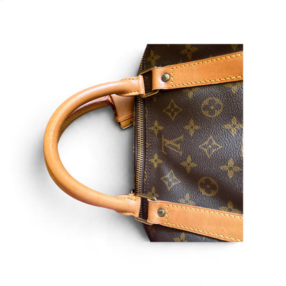 Louis Vuitton Keepall 60 Bandoulière Monogram Marron — vue 8