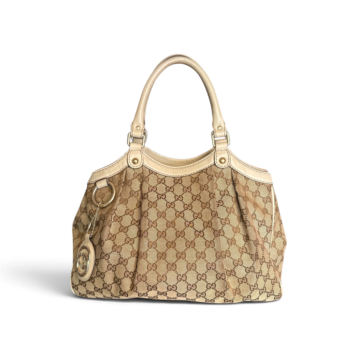 Gucci Sukey Toile GG Beige — vue 1