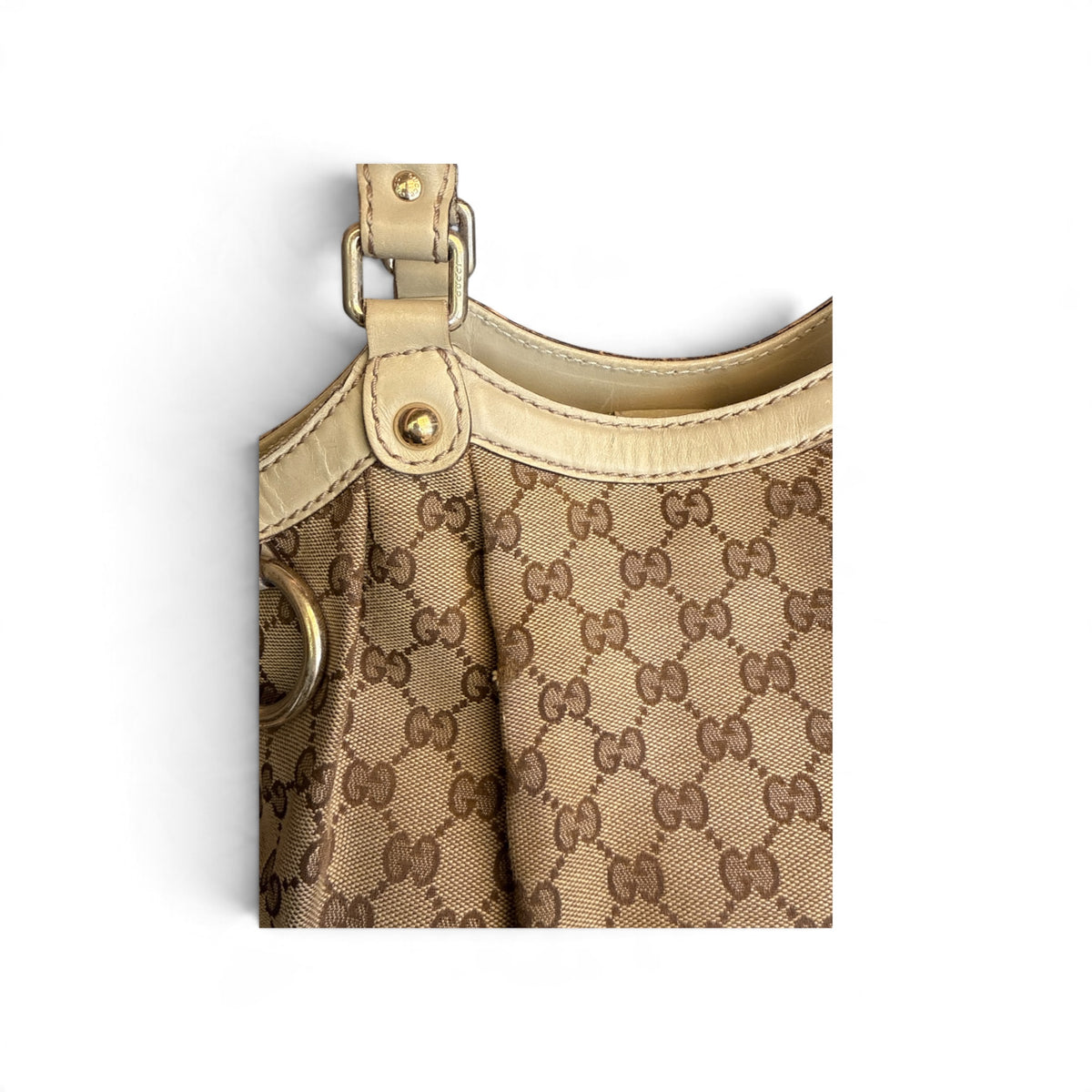 Gucci Sukey Toile GG Beige — vue 9