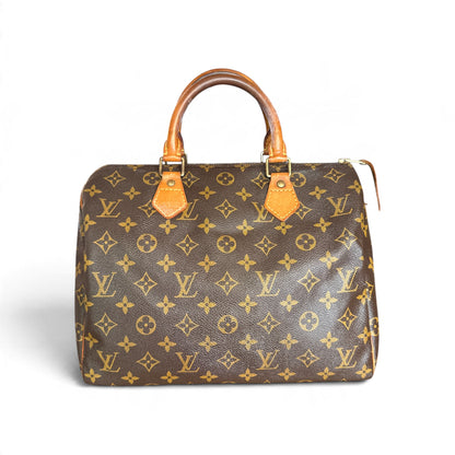 Louis Vuitton Speedy 30 Monogram Marron — vue 1