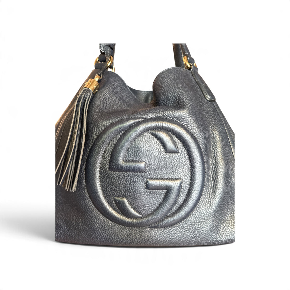 Gucci Soho Cuir de veau Bleu marine — vue 5