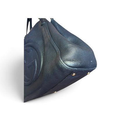 Gucci Soho Cuir de veau Bleu marine — vue 9