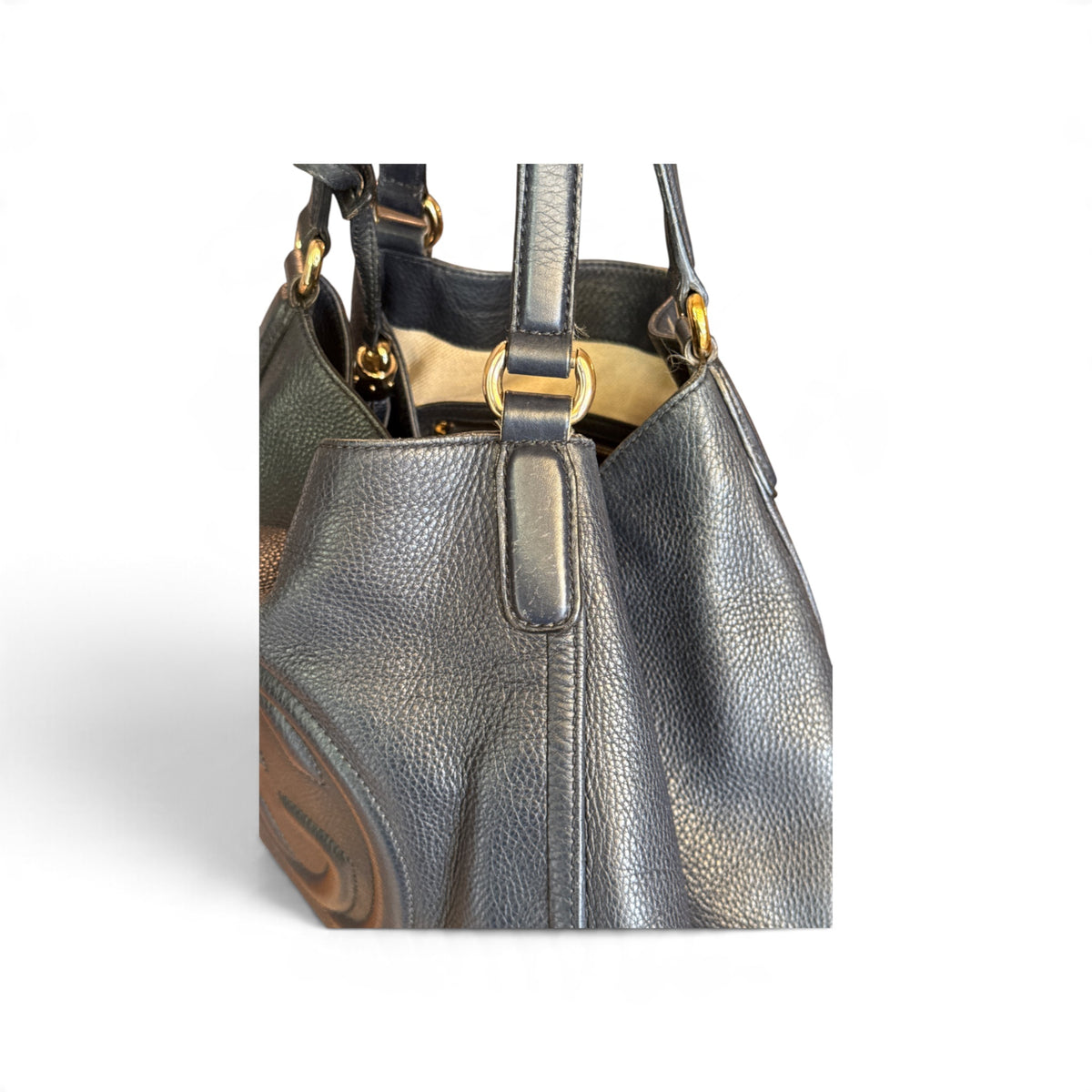 Gucci Soho Cuir de veau Bleu marine — vue 11
