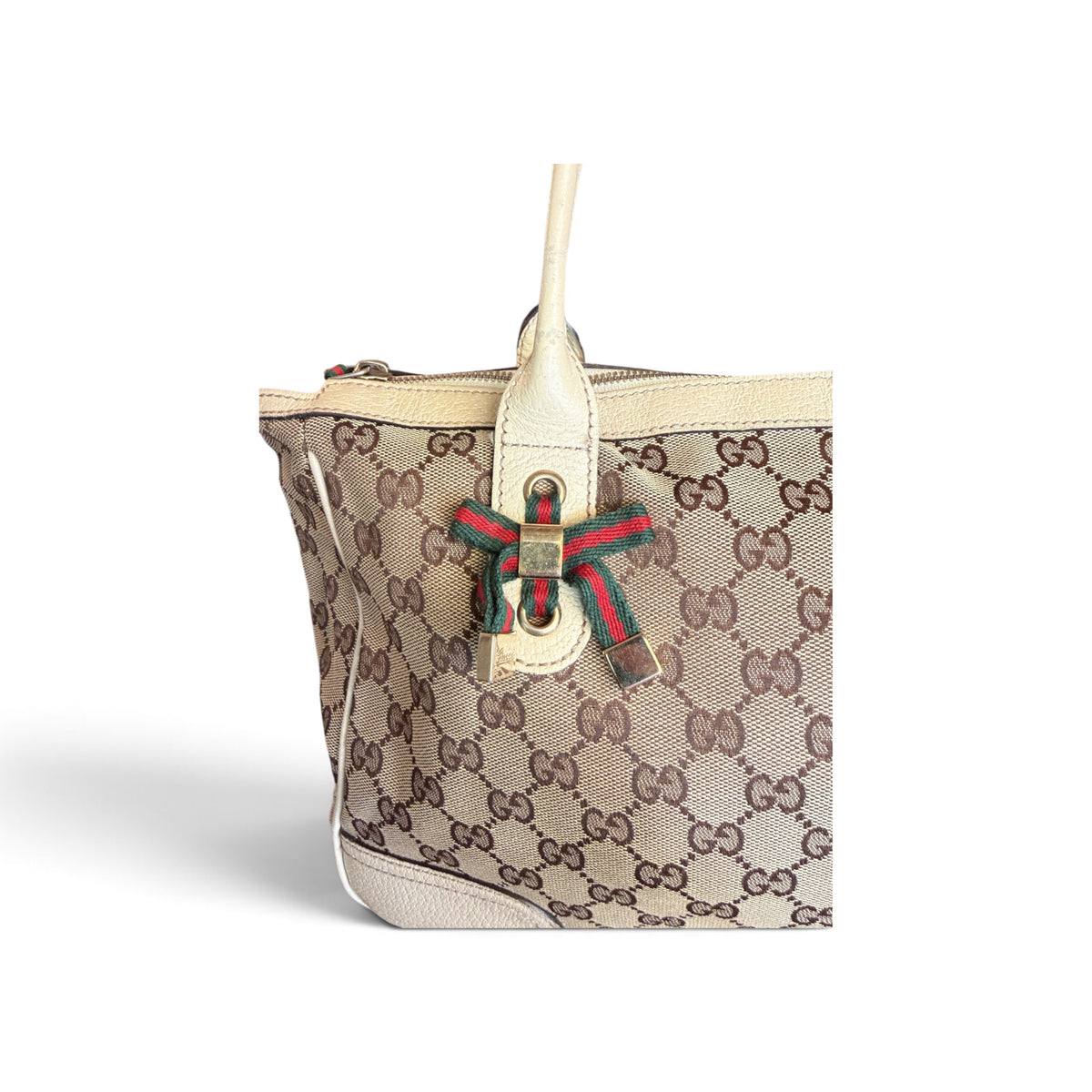 Gucci Princy Toile GG Beige / Blanc — vue 5