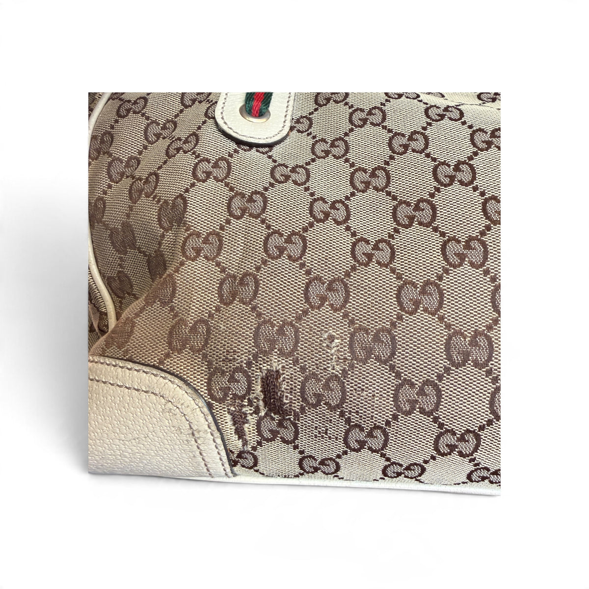 Gucci Princy Toile GG Beige / Blanc — vue 7