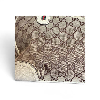 Gucci Princy Toile GG Beige / Blanc — vue 7
