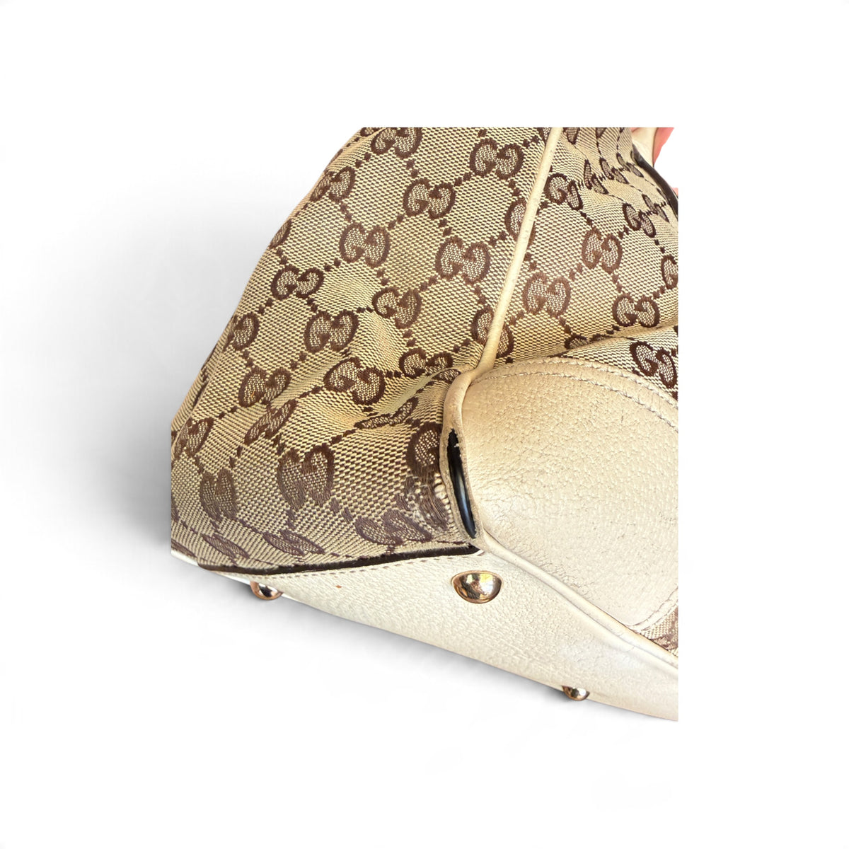 Gucci Princy Toile GG Beige / Blanc — vue 8