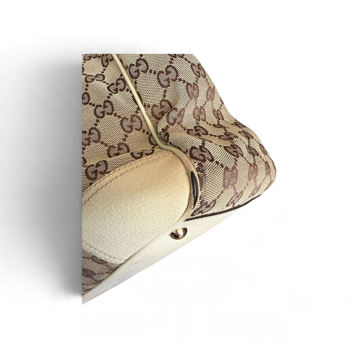 Gucci Princy Toile GG Beige / Blanc — vue 9