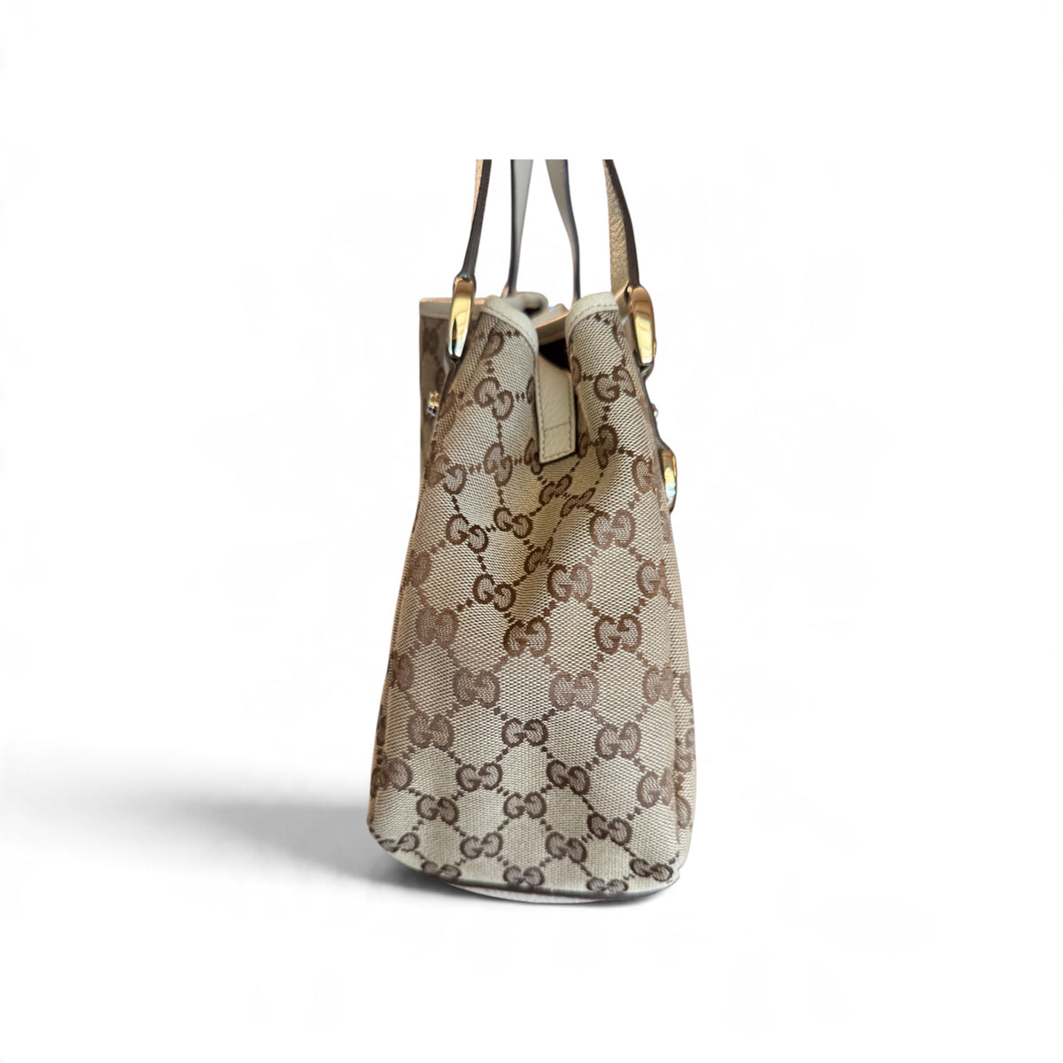 Gucci Abbey Toile GG Beige — vue 2