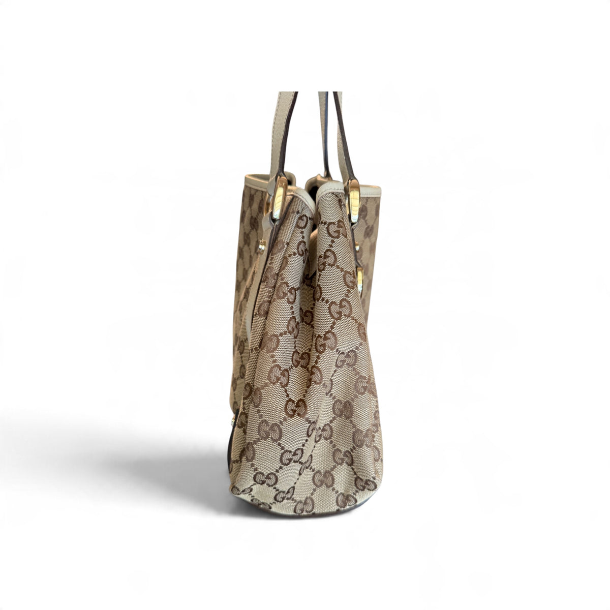 Gucci Abbey Toile GG Beige — vue 4
